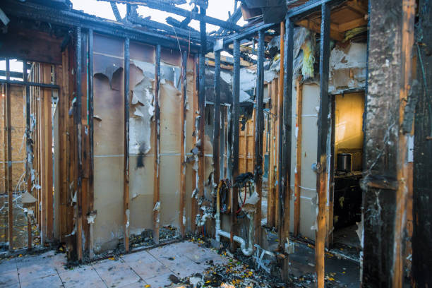 Professional Fire Damage Assessment technician working in Fort Belvoir, VA